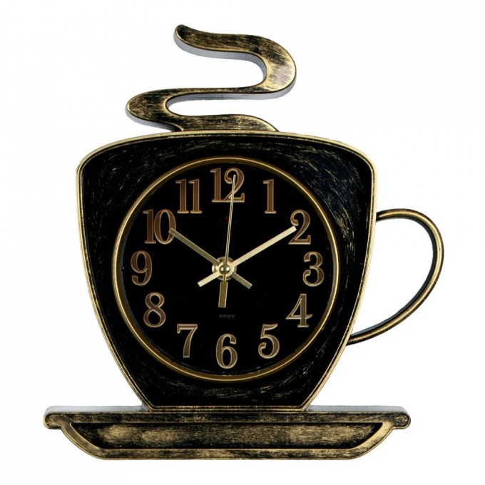 Настенные часы РУБИН Чашка кофе, 13,5 см 04/2523/002