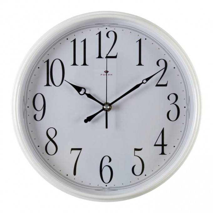 Часы настенные РУБИН серия: Классика, d-29 см, корпус белый 10112634