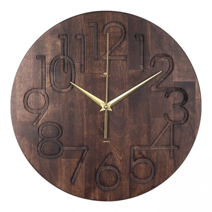 Часы настенные РУБИН 'Классика-1', серия Интерьер, плавный ход, d-35 см 10157702