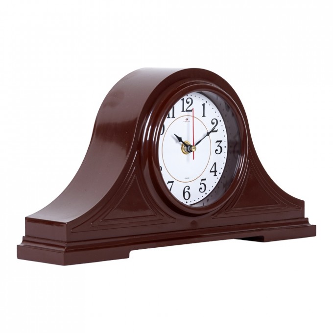 Часы РУБИН 35х18 см, корпус коричневый "Классика" 1834-003