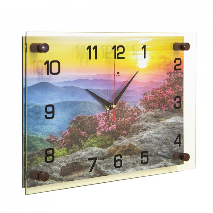 Часы РУБИН Цветы в горах 2535-022