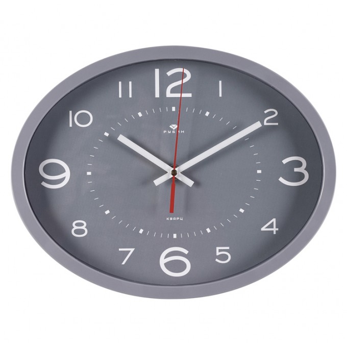 Часы интерьерные настенные, Рубин, часы серые настенные графит овал 29см 25см, 2720-119