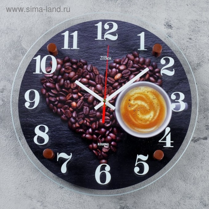 Часы настенные Кухня, Любимый кофе, 30 см 4551229