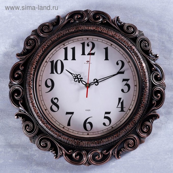 Часы настенные Ажур, черная бронза, 40.5 см 4551247