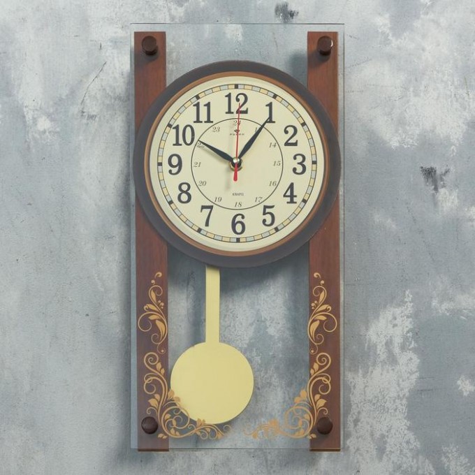 Часы настенные с маятником Лоза, плавный ход 6848790