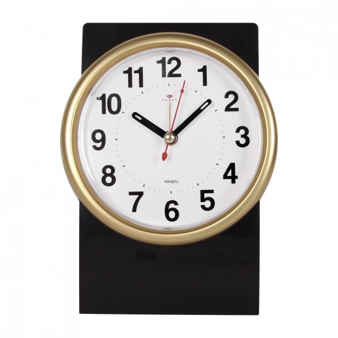 Часы РУБИН кварцевый корпус черный, Классика B11-002