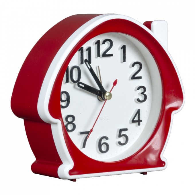 Часы РУБИН корпус красный с белым "Классика" B6-001